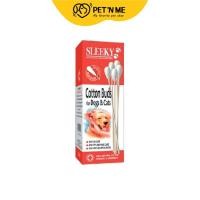 ราคา Sleeky สลิคกี้ คอตตอนบัด สำหรับสุนัขและแมว 50 ชิ้น (17447953056)