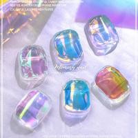 ราคา korean candy nail art Aurora กระดาษแก้วออโรรา ติดเล็บ พอดีเล็บ กระดาษแก้ว แบบกล่อง (21032806662)