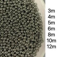 ราคา ลูกปัด เงิน ลูกปัดทอง ขนาดต่างๆ ลูกปัดพลาสติกสีเงิน สีทอง ทรงกลม สำหรับตกแต่งเครื่องประดับ งานฝีมือ งาน DIY (21086555748)