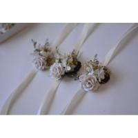 ราคา ข้อมือเพื่อนเจ้าสาว rosywhiteดอกกุหลาบโทนขาว (21423937621)