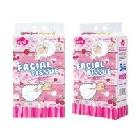 ราคา กระดาษทิชชู่แกะน่ารักสีชมพู 5 แพ็ค (21788908991)