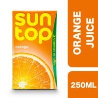 ราคา Suntop Orange Juice 250ml ซันท็อป น้ำส้ม 250ml (1855066444)