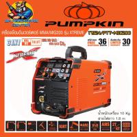 ราคา ตู้เชื่อมอินเวอร์เตอร์ MMA MIG 200A ขนาดใส่ลวดเชื่อม 5กิโลกรัม ยี่ห้อ PUMPKIN รุ่น 17924 PTT MIG200 รับประกัน 30เดือน (20822729643)