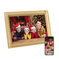 ราคา กรอบรูปดิจิตอล MAGCH smart กรอบรูป อิเล็กทรอนิกส์ WiFi กรอบรูปดิจิตอลกรอบรูป HD สัมผัส IPS หน้าจอ1280 800ภาพ1080P 16GBแบ่งปันภาพถ่ายผ่านทาง APP (19648833233)