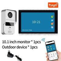 ราคา TUYA 10 Inch WiFi Video Intercom TUYA Smart Home APP Wireless Video Door Phone RFID Access Control System for Villa Apartment (21567776476)