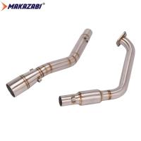 ราคา สำหรับ Yamaha YZF R125 YZF R15 V3 R15 2017 2021 XSR155 MT15 รถจักรยานยนต์ไอเสีย Escape Slip on ท่อท่อไอเสียด้านหน้าคอท่อกลางท่อ Catalytic MT 15 (4732346606)