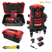 ราคา เครื่องวัดระดับเลเซอร์ BONCHI แสงสีเขียว 5 เส้น 360 องศา พร้อมอุปกรณ์ครบเซ็ต ระดับน้ำเลเซอร์ แถมฟรี ขาตั้งวัดระดับ แดง (21615388245)