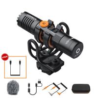 ราคา ไมโครโฟนกล้อง Comica VM10 Pro พร้อม Shock Mountการควบคุมกำไรและ Muff ลมไมโครโฟนวิดีโอสำหรับสมาร์ทโฟนกล้อง DSLR (21645436357)