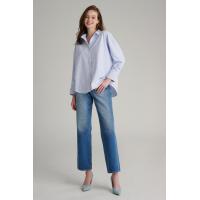 ราคา Mc jeans เสื้อเชิ้ตผู้หญิง ทรงโอเวอร์ไซส์ แขนยาว สีฟ้าอ่อน MWLZ198 (21563929426)