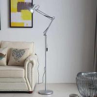 ราคา โคมไฟตั้งโต๊ะ โคมตั้งพื้นพับเก็บได้ โคมไฟอ่านหนังสือ โคมไฟมินิมอล standing lamp floor lamp โคมไฟพื้น โคมไฟสูงๆ แถมหลอดไฟ E27 ปรับขึ้นลงได้ lights4u (535222971)