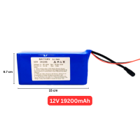 ราคา แบตเตอรี่ลิเธียม 12V มีสาย DC แบตเครื่องใช้ไฟฟ้า แบตอุปกรณ์ไฟฟ้า แบตไฟโซล่าเซลล์ ถ่านชาร์จ 2400mA 4800mA 7200mA 9600mA 12000mA 14400mA 16800mA 19200mA 21600mA 24000mA (21186305799)