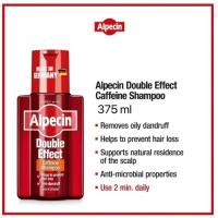 ราคา Alpecin Double Effect Caffeine Shampoo 375 ml อัลเปซีน ดับเบิ้ล เอฟเฟกต์ คาเฟอีน แชมพู ขนาด 375 มล (21643888579)