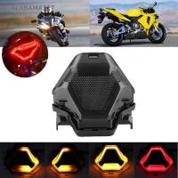 ราคา ไฟท้าย ไฟท้ายแต่ง YAMAHA R3 R25 MT03 MT25 MT07 Y15ZR MX KING150 EXCITER150 พร้อมไฟเลี้ยวในตัว 0059 (21574533998)