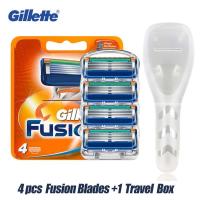 ราคา Gillette Fusion Razor Blades 5 Layers for Man Face Safety Care Manual Shaving Head Replacement Professional Beard Shaver Blades (21017035374)