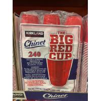 ราคา KS Chinet Cups Red 18 Oz x 240 count Kirkland Signature Red Cups (17052309299)