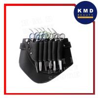 ราคา กระเป๋าใส่กรรไกร กระเป๋าใส่อุปกรณ์ตัดผม สำหรับช่างซอยผม ใส่ได้ 6 อัน ทำจากหนังสีดำ มีสายคาดเอว ปรับขนาดได้ ตรงปก ส่งเร็ว (1863352270)