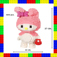 ราคา ตัวต่อ บล็อคตัวต่อ ตัวต่อการ์ตูน คิตตี้ Sanrio มายเม ชินนาม่อน คุโรมิ ปอมปอมปูริน แบบเฟือง ของเล่นเสริมทักษะ ของตกแต่งสะสม ของขวัญ สินค้าพร้อมจัดส่ง (19784782044)