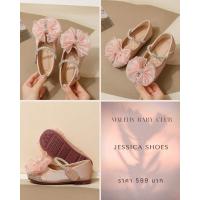ราคา รองเท้าเด็กออกงานผ้าซาติน นุ่ม ใส่สบาย งานตัดเย็บแบบพรีเมียม Jessica Shoes (21457559753)