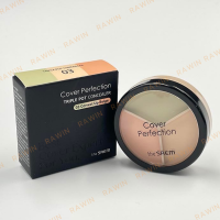 ราคา คอนซีลเลอร์ 3 หลุม The SAEM Cover Perfection Triple Pot Concealer The seam (21452622742)