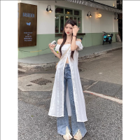ราคา COCONI ชุดเดรสเชิ้ตผู้หญิงคอปกไหล่ชุดเดรสผูกเอวใหม่เสื้อท่อนบนลายลูกไม้ (21510232151)