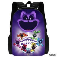 ราคา Smiling Critters Backpacks for Boy Girls Large Capacity Cartoon Backpack Smile Critters Kid School Bag Durable and Softback Bags (21680409693)