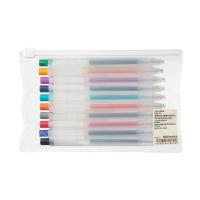ราคา ปากกาเจล MUJI แบบกด ขนาดหัว 0 5 MM เซ็ต 10 สี (12111052635)