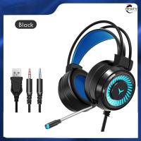 ราคา ส่งของจากประเทศไทย BEATY Gaming Headsets Gamer Headphones Surround Sound Stereo Wired Earphones USB Microphone Colourful Light PC Laptop Game Headset หูฟังเล่นเกม (9481567726)