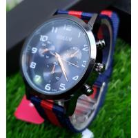 ราคา นาฬิกาข้อมือ แฟชั่น สายผ้า Bolun แบรนด์แท้ ดีไซน์ 3 วงหลอก พร้อมกล่อง (17236015279)