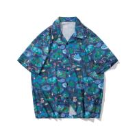 ราคา HBUH เสื้อฮาวาย เสื้อเชิ้ต สงกรานต์ ลายดอก พื้นดำ พื้นขาย สงกรานต์ แบบลายไทย สวมใส่สบาย (21594453372)