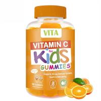 ราคา 60 เม็ด VITA Vitamin C Gummies วิตามินซี อัดเม็ด แบบอม เด็กทานได้ ไวต้า ซี วิตามินซี การสร้างภูมิคุ้มกัน (21256281704)