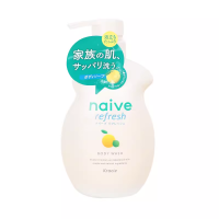 ราคา Japan NAIVE BODY WASH สบู่เหลว นาอิฟ บอดี้ วอช ฟองโฟมทำความสะอาดผิว 530ml (21433335193)