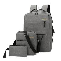 ราคา กระเป๋า Set 3ใบ Backpack มีช่องต่อUSBพร้อมสาย กระเป๋าเป้สะพายหลัง (7531351288)
