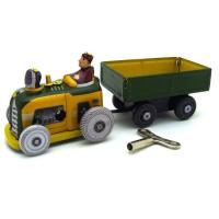 ราคา Classic Toy ของเล่นโบราณ ของเล่นสังกะสี ไขลาน MS511 รถแทรกเตอร์ (15849411207)