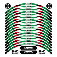 ราคา สติ๊กเกอร์กันน้ำแบบลอกแปะสะท้อนแสงขอบดุมล้อสติ๊กเกอร์แต่งล้อ17นิ้วสำหรับ Kawasaki Ninja 400 Ninja 650 Z125 Z250 Z300 Z400 Z750 Z900 H2 ZX 6R (20402317936)