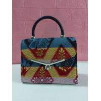 ราคา กระเป๋าผ้าลายไทยผสมผสานผ้าpu (16827887556)