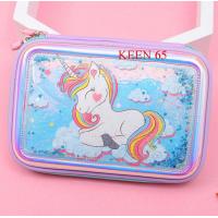 ราคา พร้อมส่งกล่องดินสอ กระเป๋าดินสอลายนูน 3D ลายยูนิคอร์นมีน้ำ งานเทียบsmiggle งานเทียบสมิกเกิ้ล (1376470535)