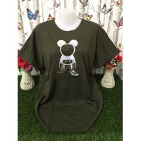 ราคา เสื้อยืด เสื้อผู้หญิง เสื้อยืด ผญสวยๆ เสื้อแฟชั่นผญ2023 เสื้อผ้าสาวอวบ เสื้อยืด oversize เสื้อแขนสั้น รุ่น9126 02 (20630885280)