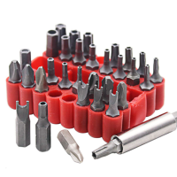 ราคา ชุด หัวไขควง เบอร์พิเศษ ที่ควรมีติดกล่องเครื่องมือ 33ชิ้น security screwdriver ไขน๊อตกันขโมย สามแฉก สี่แฉก หกเหลี่ยม ดอกดาว ท็อกซ์ มีรู เขี้ยวงู Torq Set Torx Tri Wing Hex Snake Eyes Tri point (106752
