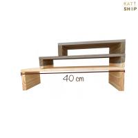 ราคา ชั้นไม้วางของ 1 ชั้น กว้าง 18 cm ผลิตจากไม้สน พร้อมส่ง (14696165784)