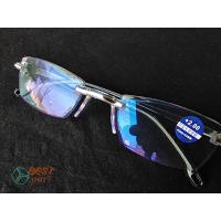 ราคา แว่นสายตายาว ไม่มีกรอบ ป้องกันแสงสีฟ้า Anti Blue ray ขาแว่นสีดำ (7626913650)