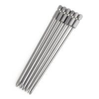 ราคา ขายดี6ชิ้น เซ็ต1 4 Shank 150MmยาวS2เหล็กฆ้อนแม่เหล็กน็อตหัวแฉกข้อต่อไขควง (6423670619)