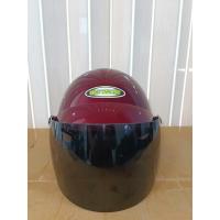 ราคา หมวกกันน็อคครึ่งใบ สีขาว สีดำ สีชมพู สีแดง Size L 60 cm แถมฟรี กระจกบังแดด มอก (21508160591)