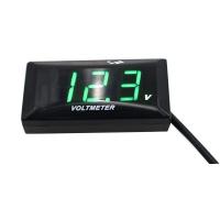 ราคา ส่งของจากประเทศไทย BEATY สากล วัดโวลท์กันน้ำ รถจักรยานยนต์ รถโวลต์มิเตอร์ 12V กันน้ำ ตัววัดโวลท์แบต12V 150V Universal Motorcycle Boat LED Digital Voltmeter (19270775464)
