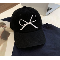 ราคา หมวกแก็บผู้หญิงหญิงสาวปักลายโบว์หวานหมวกอเนกประสงค์สปริงหมวกเบสบอลผ้ายีนส์ซักหมวกป้องกันแดดปรับได้สไตล์ภาพติดด้านหลัง (21795229270)