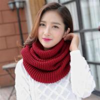 ราคา ผ้าพันคอไหมพรมทรงโดนัท สต็อคไทย (20846501498)