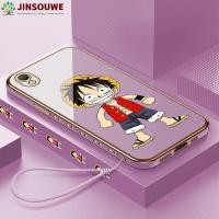 ราคา Jinsouwe เคสมือถือสำหรับ OPPO A37 Oppoa37เคสมือถือสำหรับการ์ตูนเด็กหญิงเด็กชายกรอบบางกรอบชุบด้วยแสงลูฟี่ (20656677539)