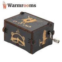 ราคา Vintage ไม้ Hand Cranked กล่องดนตรี Retro เครื่องประดับบ้านหัตถกรรมเด็กของขวัญ (9461515043)