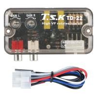 ราคา ตัวแปลงสัญญาณเสียงรถยนต์อัตโนมัติอะแดปเตอร์แปลงระดับลำโพงสาย RCA 12V แบบสากล (21430981983)