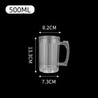 ราคา แก้วเบียร์ แก้วนํ้ามีหู แก้วดื่มเบียร์ หนาขึ้น ที่ใส่เครื่องดื่ม (21599629734)