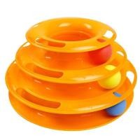 ราคา Pet Academy รางบอลแมว 3 ชั้น ของเล่นแมว บอลรางทาวน์ เวอร์ (20550374652)